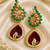 Emerald majesty diamond drop earrings