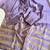 lavender fancy with tassels on pallu tussar silk saree