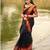 Black weaving cotton silk ethnic saree with blouse