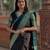 Black weaving cotton silk ethnic saree with blouse