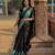 Black weaving cotton silk ethnic saree with blouse