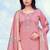 Pink color roman digital print kurta pair