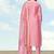 Pink color roman digital print kurta pair