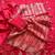 red butta zari with tassels on pallu tussar silk saree