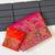 rani pink embroidery border with dori fitting rich pallu pasmina silk saree