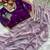 Lavender Color khatli with pearl moti work Sartin Saree