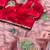Peach Color khatli with pearl moti work Sartin Saree