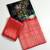 black-red printing and zari with border dola silk saree