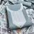 Grey jamdani silk blend dress material
