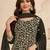 Mehendi embroidered faux georgette salwar suit