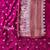 rani pink silk printed saree