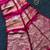 rani pink silk printed saree