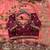 Orange Color embroidery sequence Work Silk Blend Saree