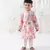 Cream floral printed cotton kurta set