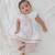White embroidered viscose kurta set