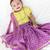 Green printed viscose lehenga set