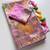 Baby Pink Minakari Big Flower Jaal With Viscose Saree with Blouse