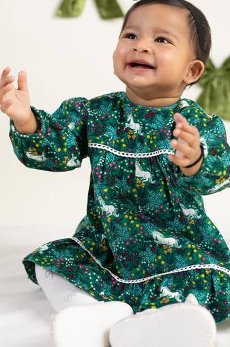 Green printed cotton co ord set