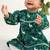 Green printed cotton co ord set
