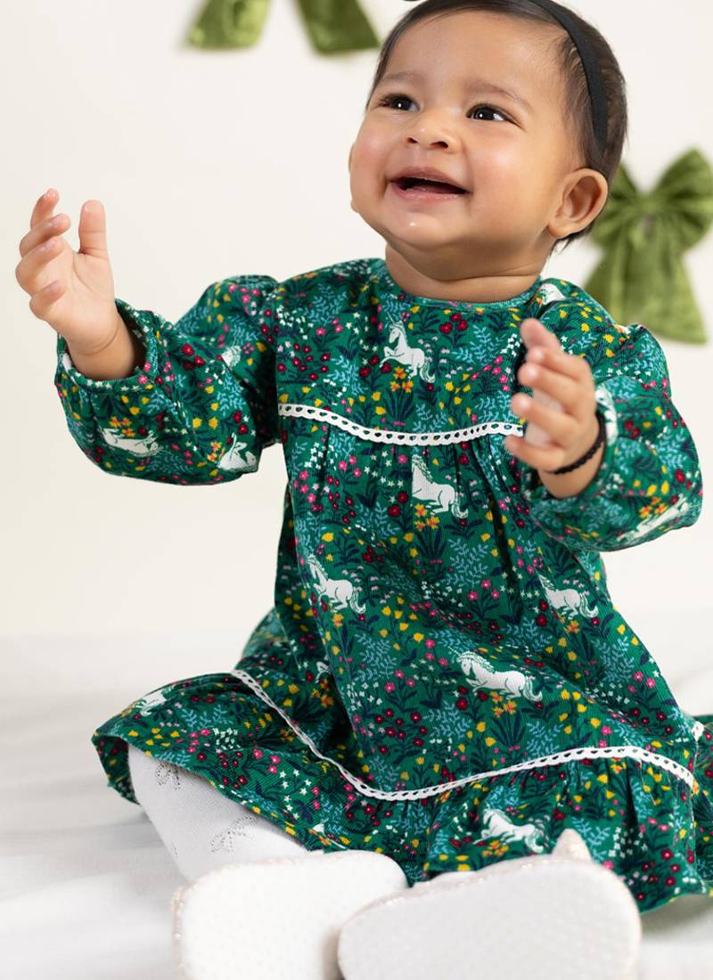 Green printed cotton co ord set