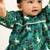 Green printed cotton co ord set