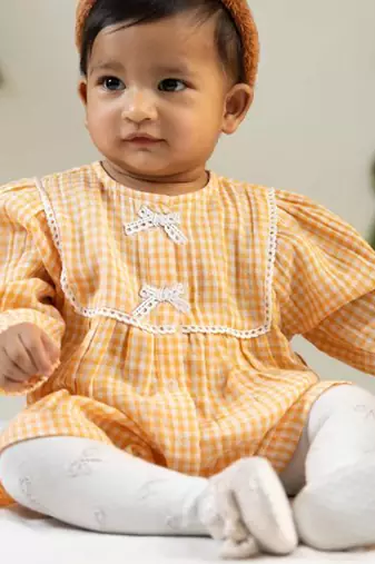 Orange cotton co ord set
