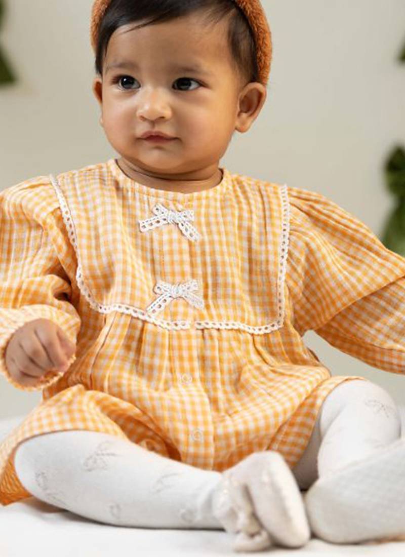 Orange cotton co ord set