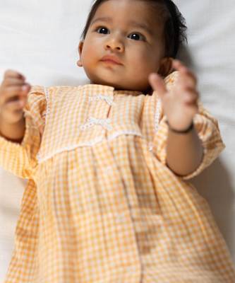 Orange cotton co ord set 7