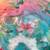 Sky Blue Color digital print And  mirror Work Silk Blend Saree