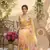 Yellow Color digital print And  mirror Work Silk Blend Saree