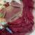 Maroon Color embroidery sequence work Silk Blend Saree