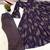 Purple cotton anarkali palazzo suit set