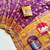 Purple Crepe Silk Saree with Blouse