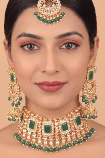Kundan necklace set