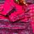 Rani Pink Color sequence embroidery work chiffon Saree