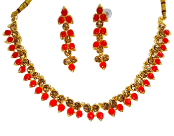 Austrian diamond necklace set 2