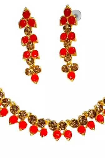 Austrian diamond necklace set