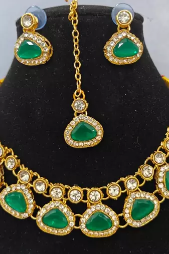 Austrian diamond necklace set
