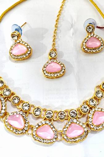 Austrian diamond necklace set