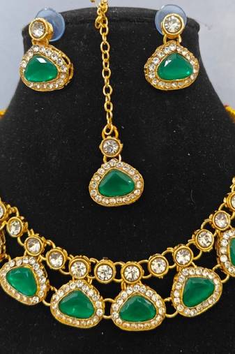 Austrian diamond necklace set