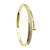 Gold plated anti tarnish cz nail design bracelet