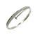 Silver plated anti tarnish cz nail design bracelet