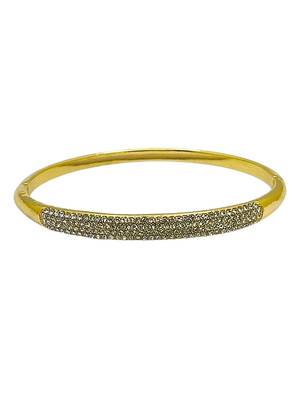 Gold plated anti tarnish pave cz bracelet 2
