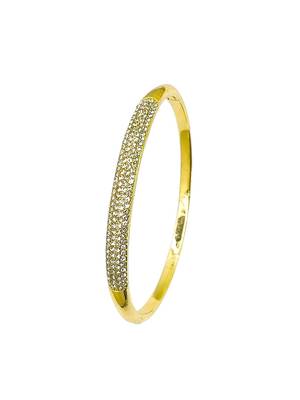 Gold plated anti tarnish pave cz bracelet 3