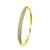 Gold plated anti tarnish pave cz bracelet