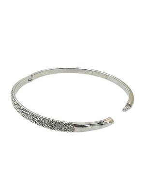 Silver plated anti tarnish pave cz bracelet 5
