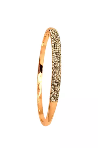 Rose gold plated anti tarnish pave cz bracelet