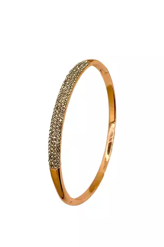 Rose gold plated anti tarnish pave cz bracelet