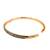 Rose gold plated anti tarnish pave cz bracelet