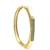 Gold plated octagonal anti tarnish cz  bracelet